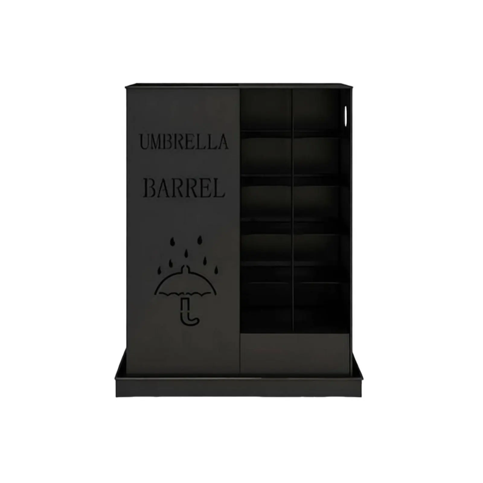 

Umbrella Stand Water Catching Design Umbrella Storage Rack Tall Storage Basket Water-Catching Tray Entryway Furniture