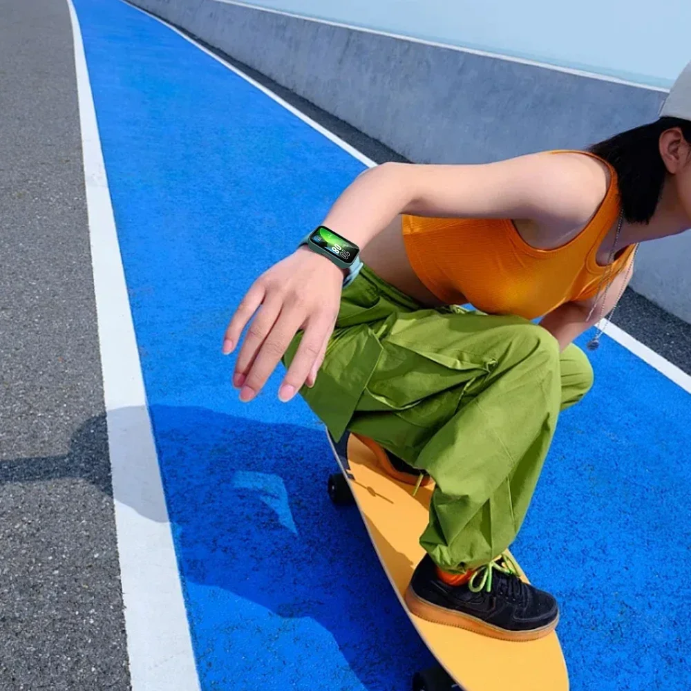 화웨이 밴드 10 9 8용 낙하 방지 스크래치 방지 PC 케이스, HD 강화유리 필름 스크린 보호 쉘, 화웨이 밴드 10 범퍼 커버