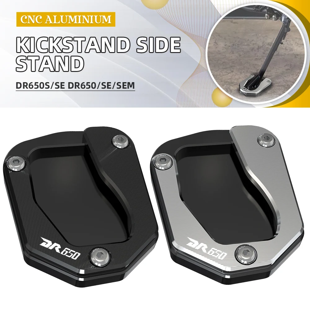 

FOR SUZUKI DR650 DR650S DR650SE DR650SEM 1996 1997 1998 1999 2000-2023 Motorcycle CNC Kickstand side Stand Plate Foot Extension