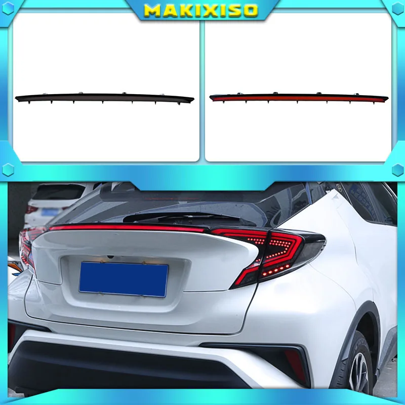 

Rear Bumper trunk Tail Light For Toyota CHR 2017 2018 2019 LED Taillight Reflector Brake Lamp Warning Signal Driving Fog Lamp