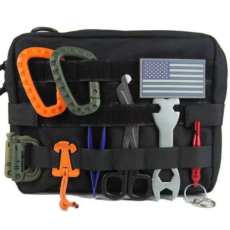 Portable Molle Pouch Bag Medical EMT Tactical Outdoor Emergency Pack Camping Hunting Accessories Utility Multi-tool Kit EDC Bag
