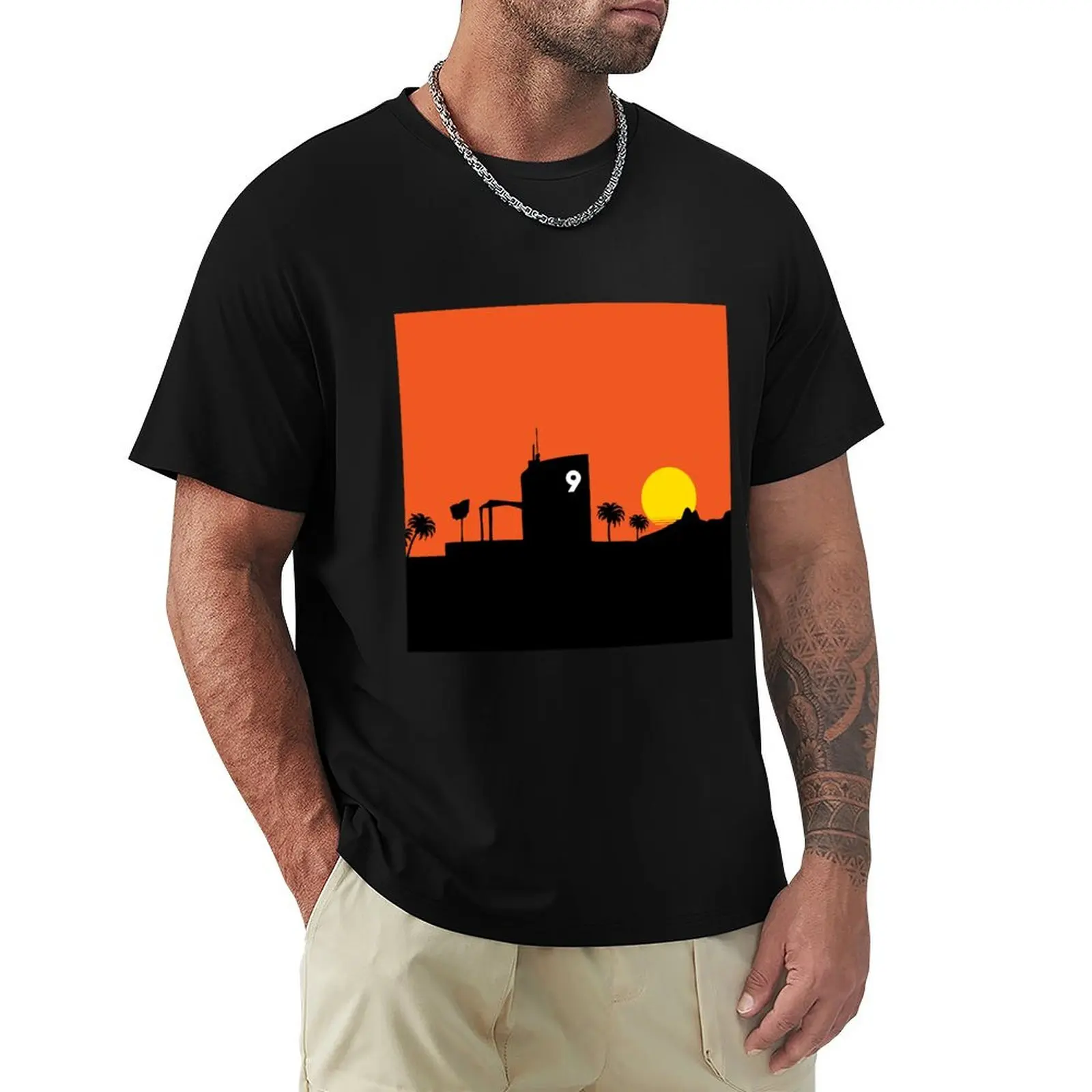 Camiseta Ipanema Posto 9 Beach Sunset, camiseta para trabajo de construcción