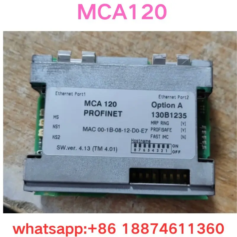 Prueba de segunda mano OK MCA120 130B1235 Danfoss convertidor de frecuencia