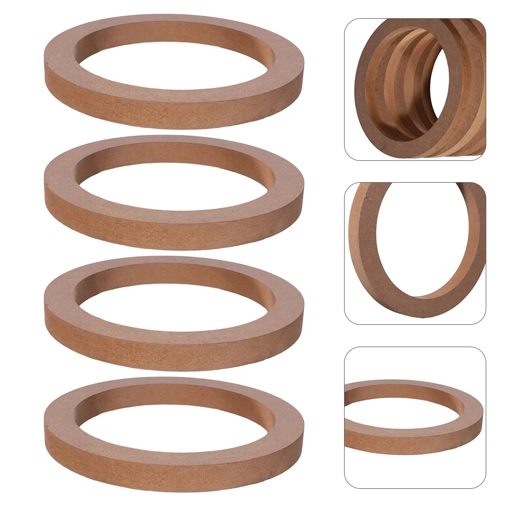 

4pcs Car Speaker Spacers Ring Adapter Insulation Horn Mounting Fast Tool Enhancer Prevent Wave Cancellation Reduce Panel