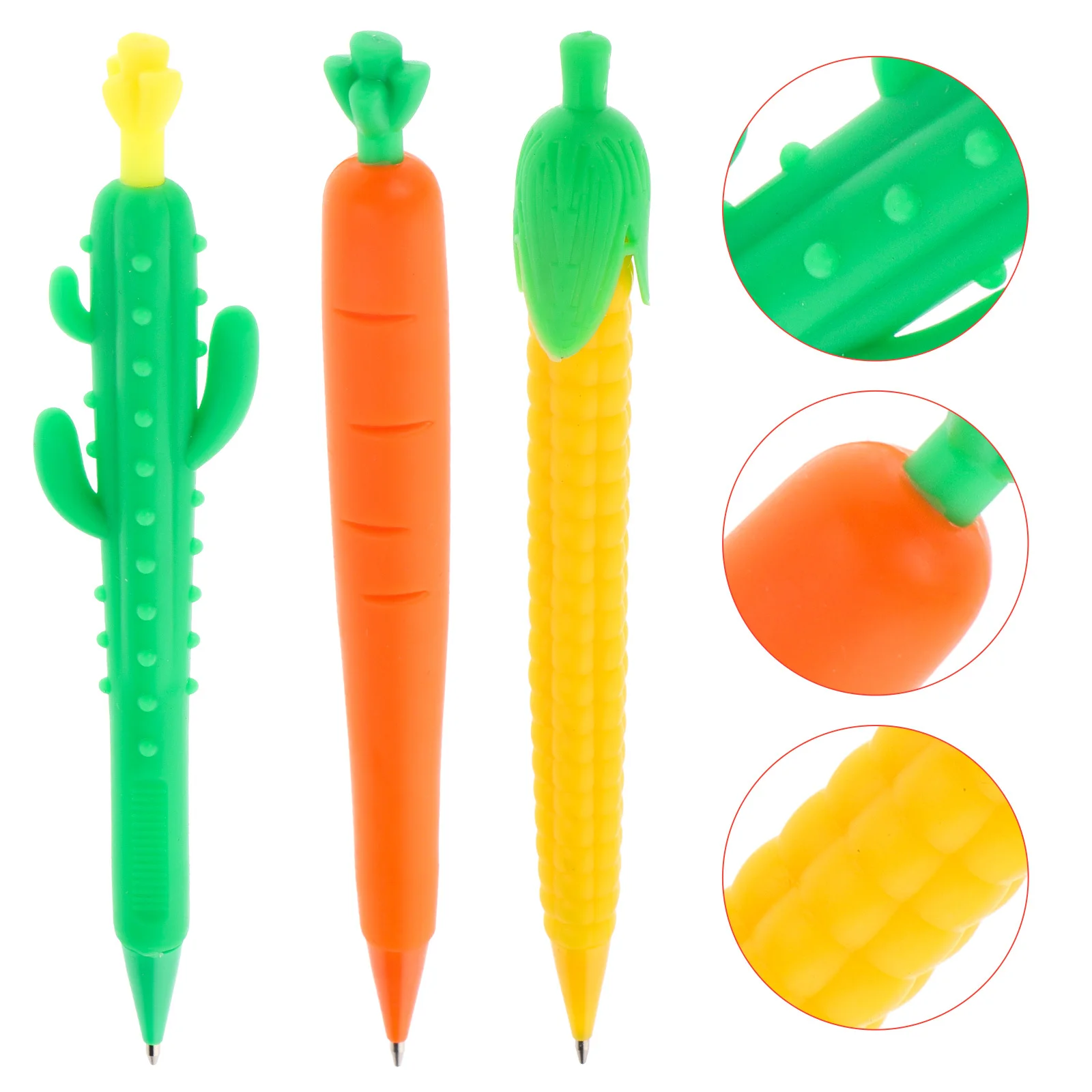 12Pcs Press-Type Mechanical Pencils Smooth Writing Cartoon Pencils for Kids Students Gift Idea Stationery Set Household Learning