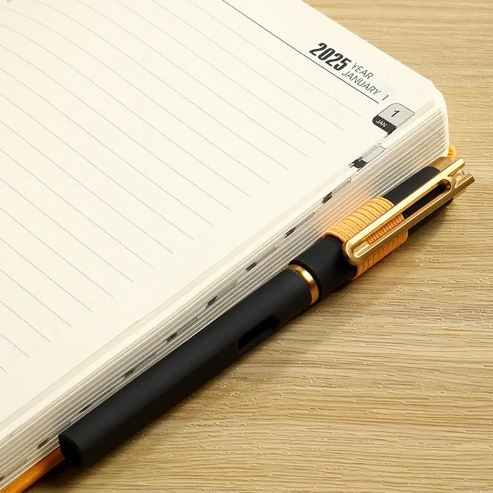 دفتر ورقي سميك بغطاء جلد صناعي ، مجلة جدول العمل ، مخطط أسبوعي وشهري ، مكتب ودراسة ،