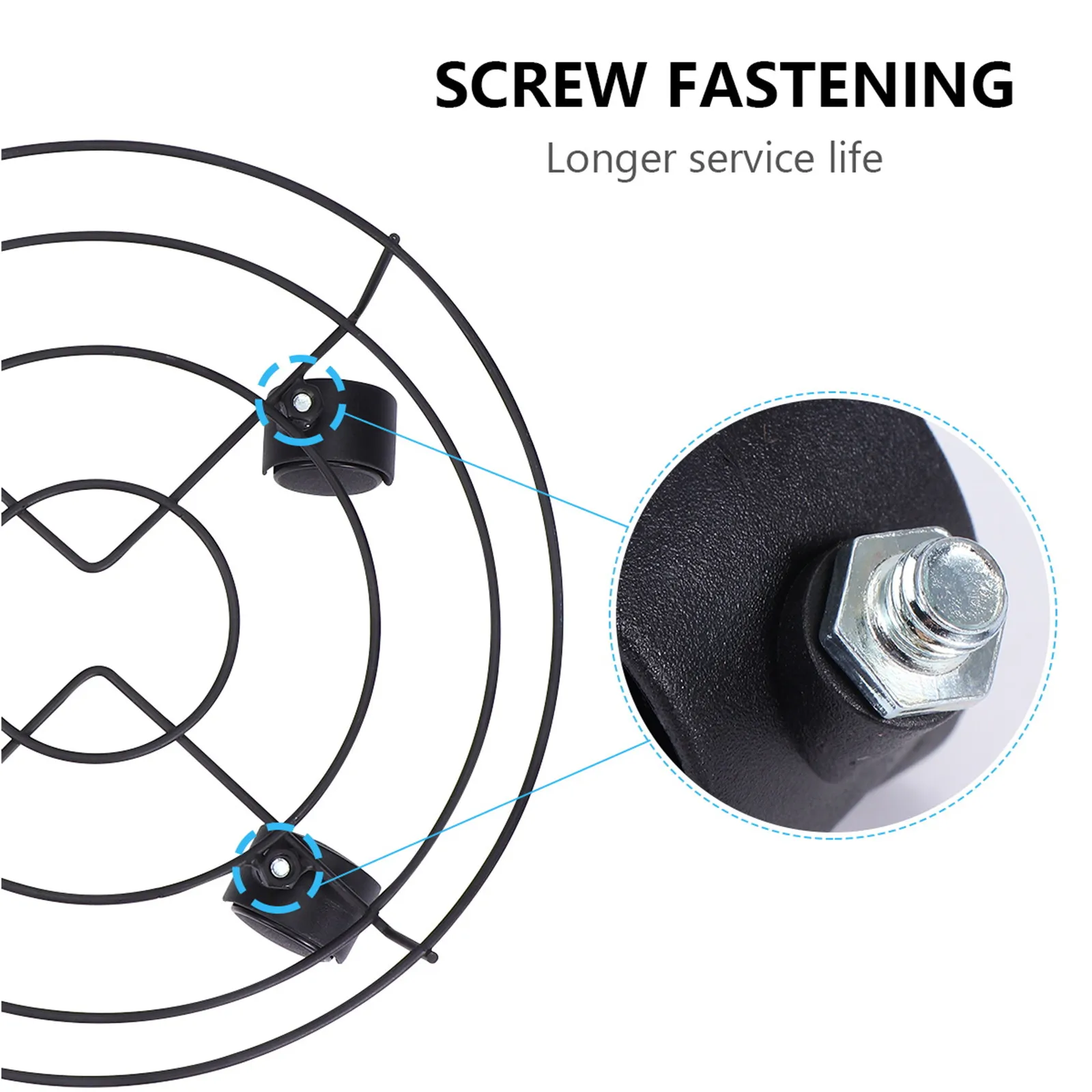 1Set Pulley Flower Pot Holder Durable Iron Art Plant Rack for Indoor Outdoor Heavy Pots Plant Stand Pulley Flower Pot Holder