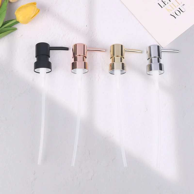 

Soap Pump Liquid Lotion Dispenser Head Bathroom Liquid Soap Dispenser Head Replace Lotion Shampoo Pump Tube For Bathroom 1PC