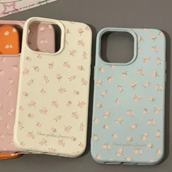 Flower Leather Phone Case For iPhone 15 Pro Max Case iPhone 11 12 13 14 16 17 Pro Max Plus 17 Air Shockproof Soft Silicone Cover