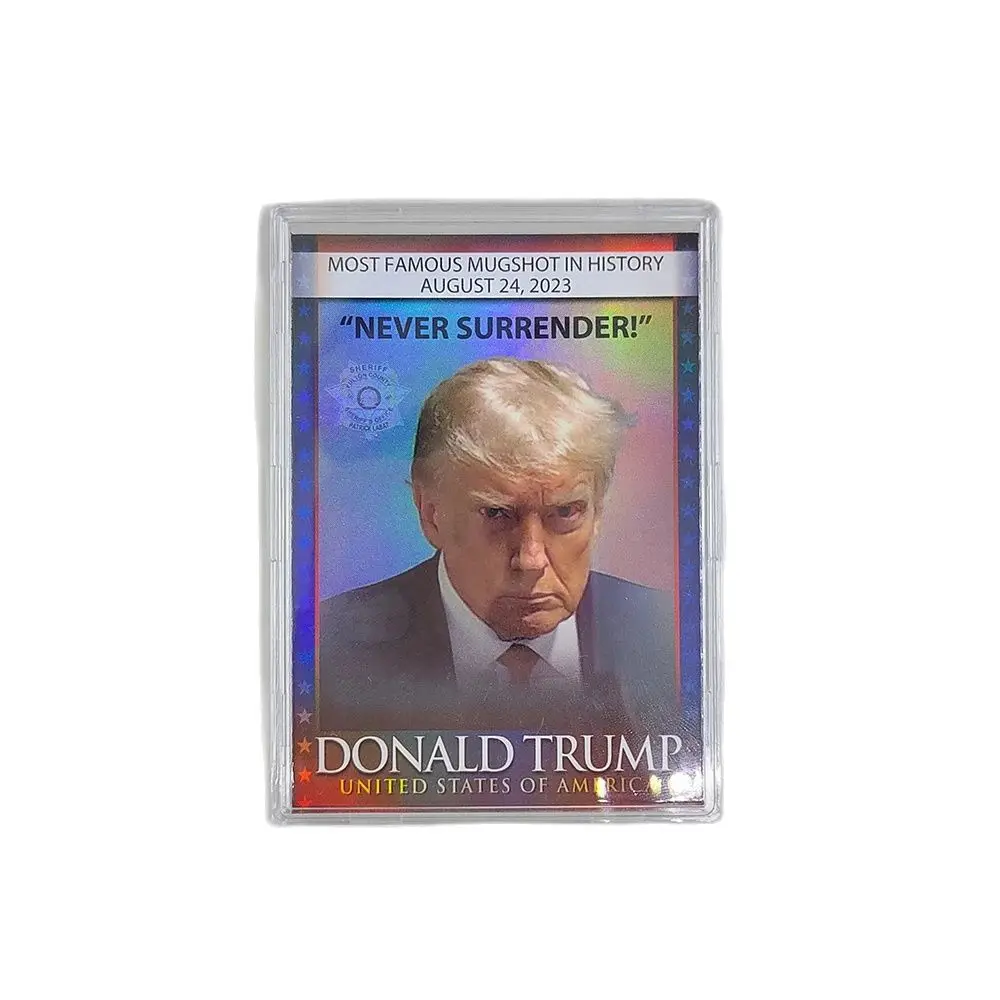 America President Donald Trump  New Gold Commemorate Banknotes Never Surrenderfor Gifts and Collection duplicate ancient customs