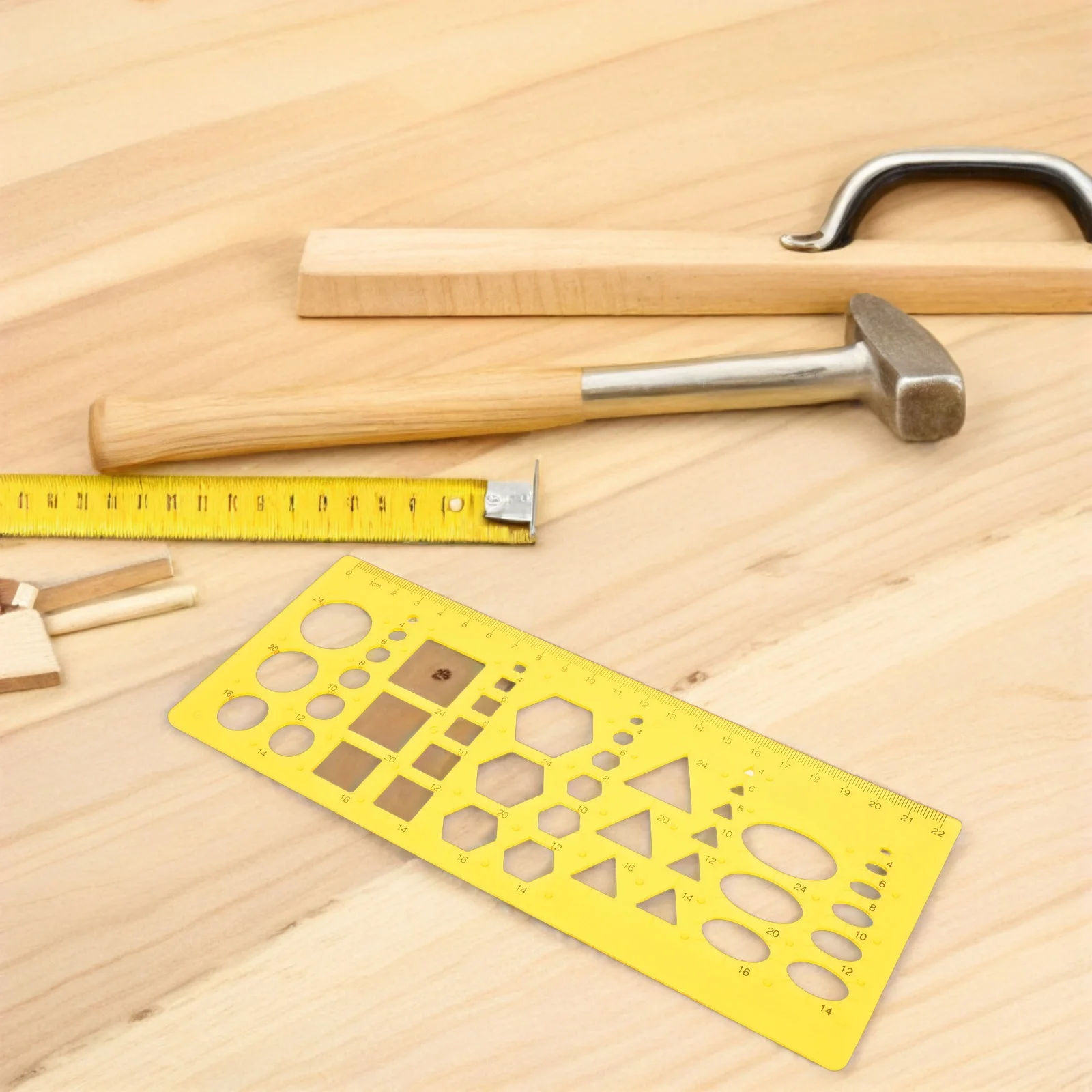 

Drawing Template Ruler Architecture Tools Drafting Stencils Measuring Circle Children's for Multifunction Inlay