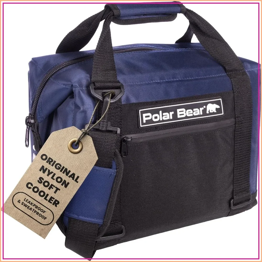 Insulated Cooler Bag - Leak Proof, Heavy Duty, Portable for Travel & Beach