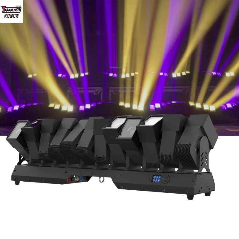 4 pieces 12x60W infinitely Rotating led Moving head pixel bar beam zoom light