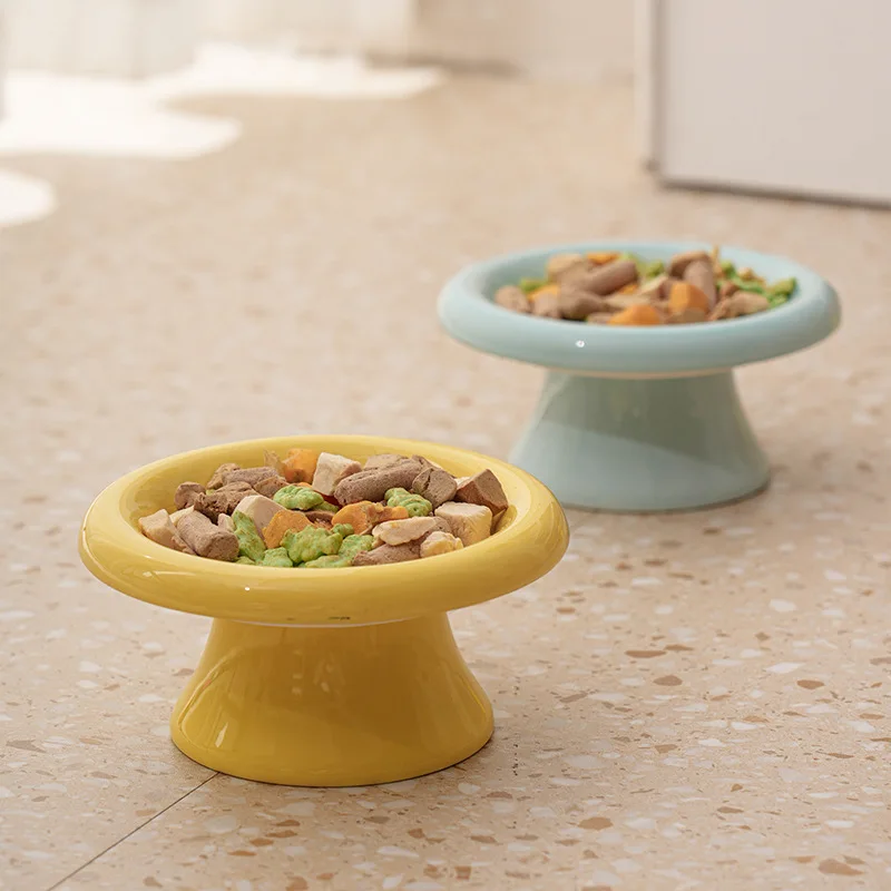 Comedero elevado para gatos de gran