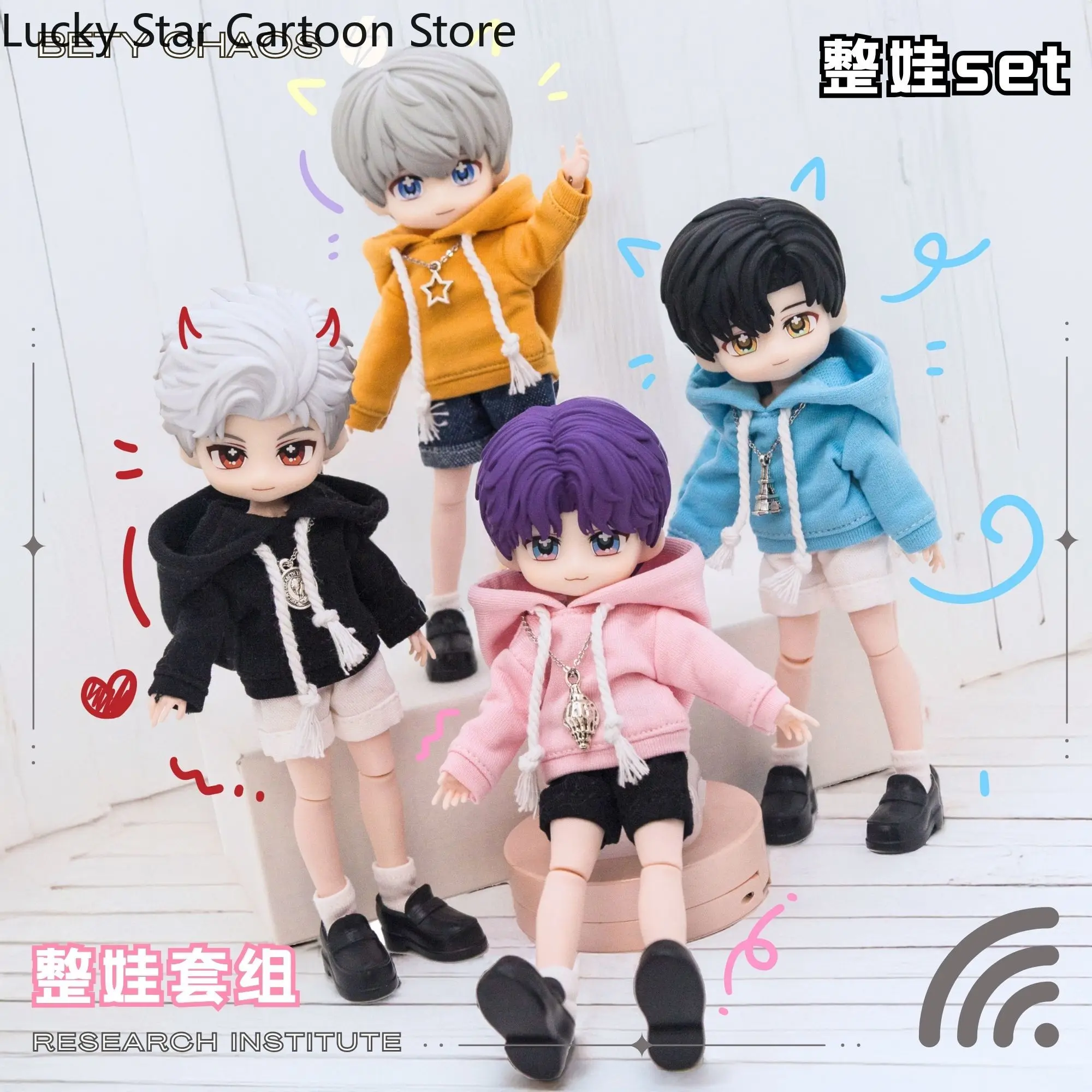 

Anime Love and Deepspace Xavier Sylus Zayne Rafayel Cosplay Cartoon Garage Kits Figures Model Plaything Figurine Mascot Gift