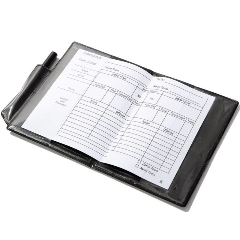 Caderno de Cartão Amarelo para Exterior e Jardim, Substituição do Cartão de Árbitro, Cartão Vermelho Leve, Acessórios Indoor e Outdoor, Futebol, Cartão Vermelho