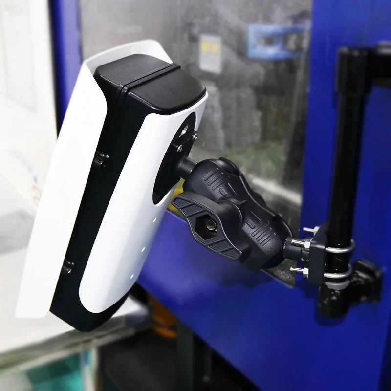 Base de perno en U doble de 2,25 pulgadas a base rectangular/cuadrada/VESA/AMPS con brazo corto de 13 cm Compatible con soportes de RAM y más