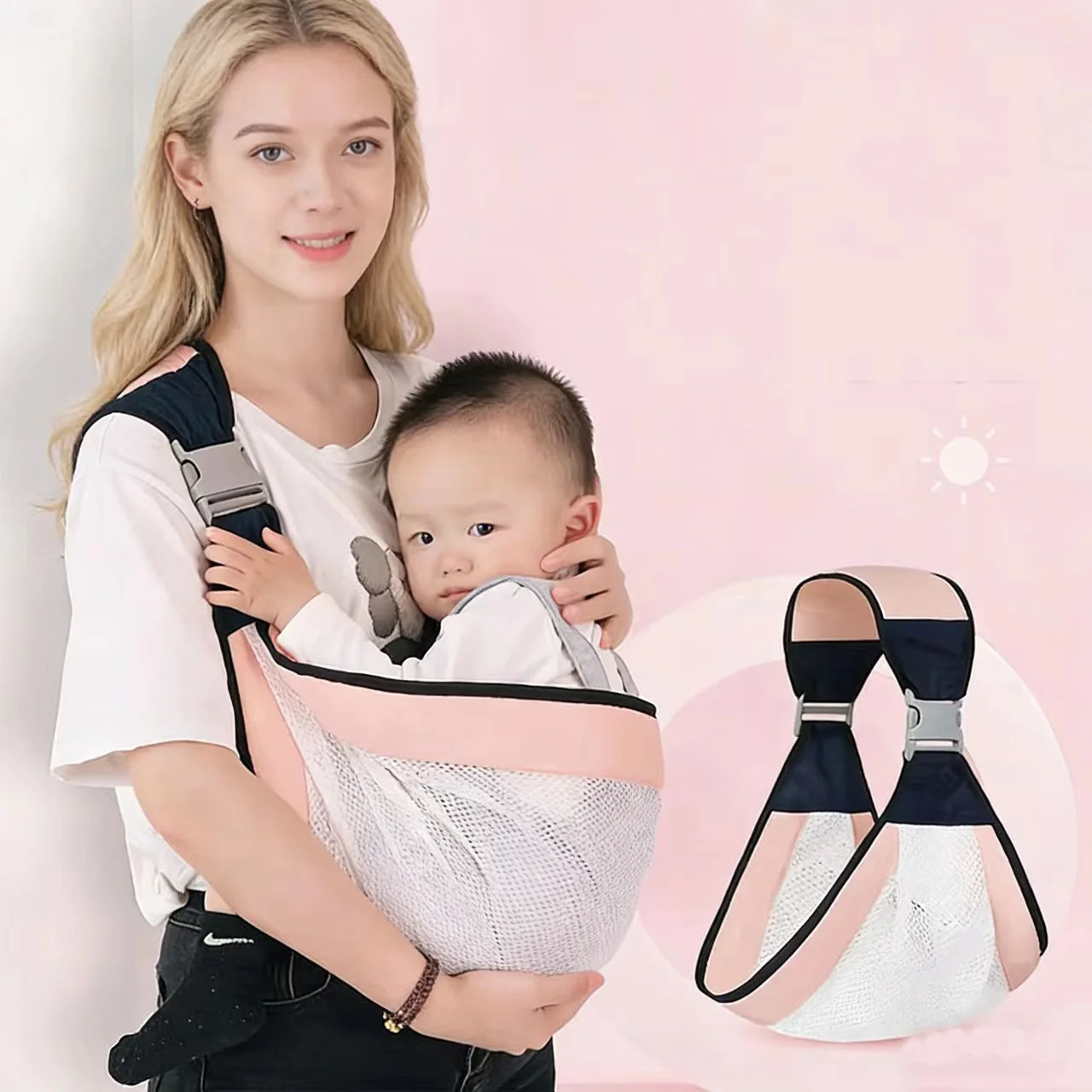 

Hot Baby Carrier Wrap Multifunctional Child Carrier Adjustable Shoulder Carriers Strap for Baby Toddler Carrier Tool Accessories