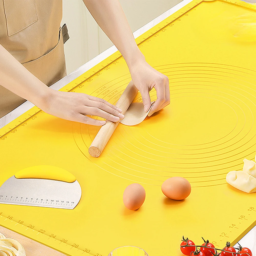 Silicone Pastry Board Dough Mat 65*45 Silicon Pizza Dough Maker Large Thick Oversize Baking Mat Accessories