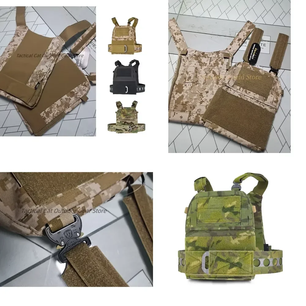 2026 Lightweight Tactical Vest for FCPC V5 Cut Outdoor Equipment Matte Fabric Airsoft Paintball Military Training Vest No