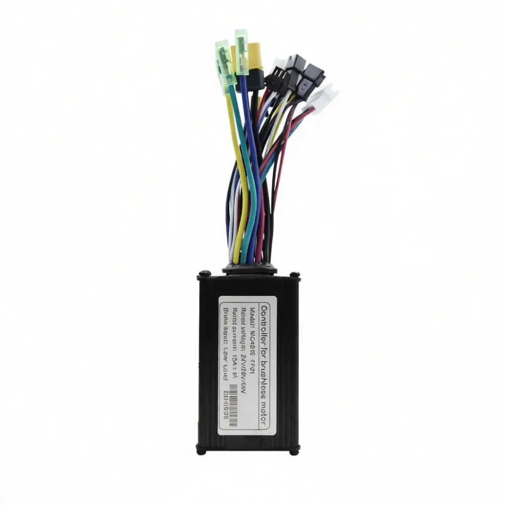 Universal 15A Sine Wave Motor Controller For Electric Bicycle Scooter 24V 36V 48V Brushless Power Conversion Hardware Kit