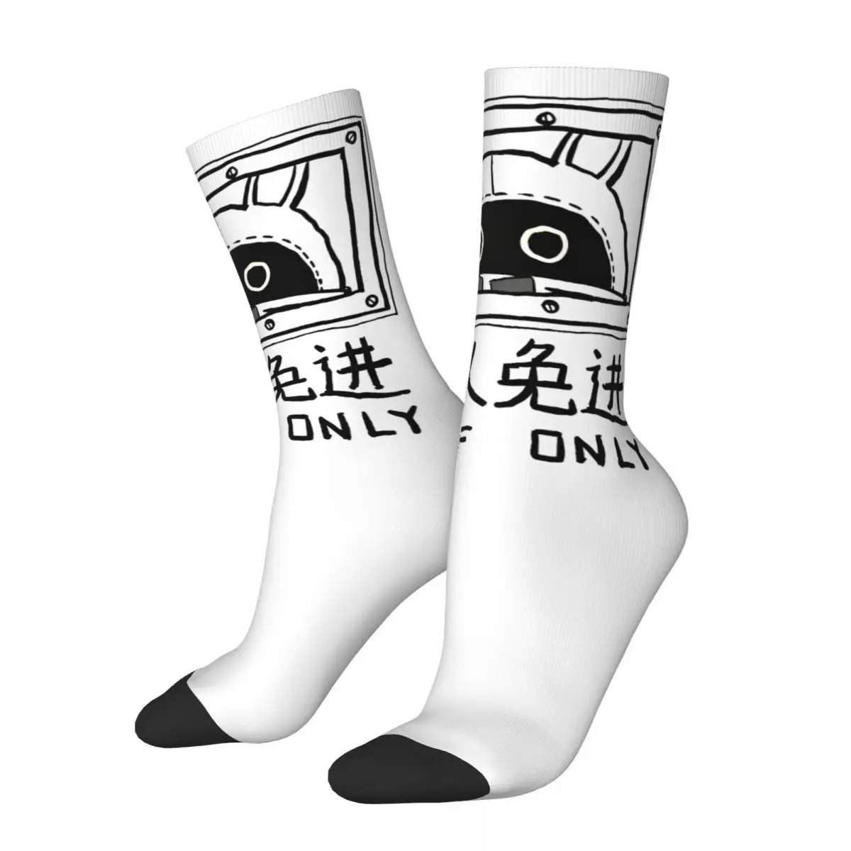 Autumn Winter Funny Unisex Zenless Zone Zero Socks Bangboo Game Non-slip Basketball Socks