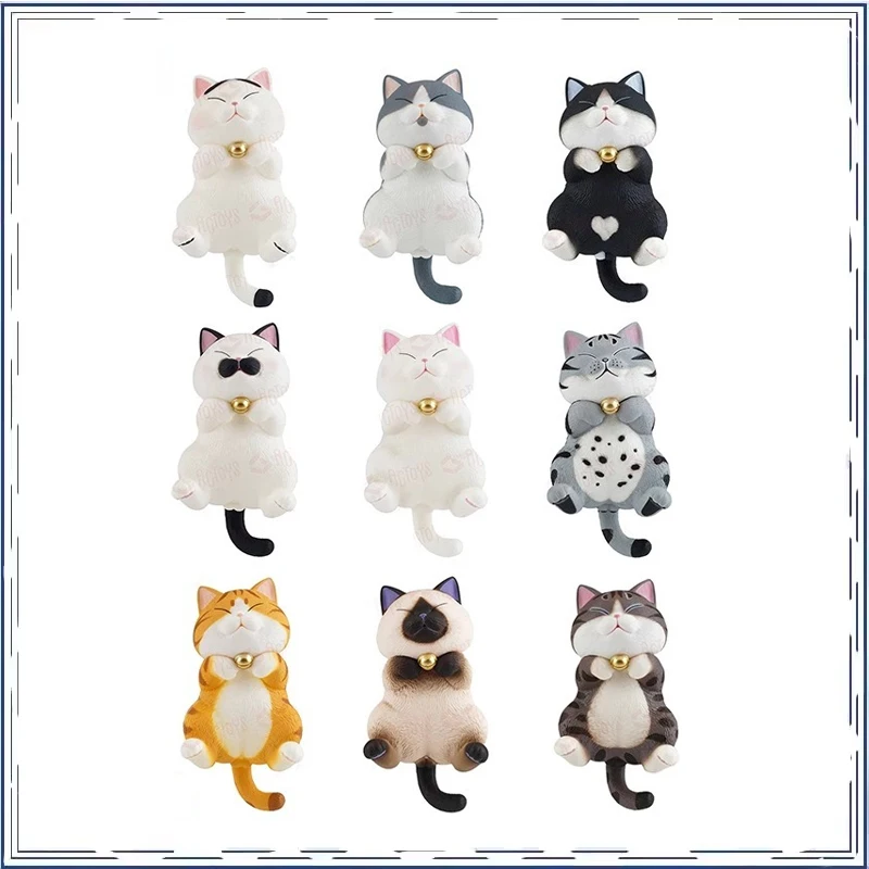 

Cat Bell Nap Time Blind Box Kawaii Originality Trendy Play Bedroom Ornament Children's Day Gifts Action Figure Model Toys