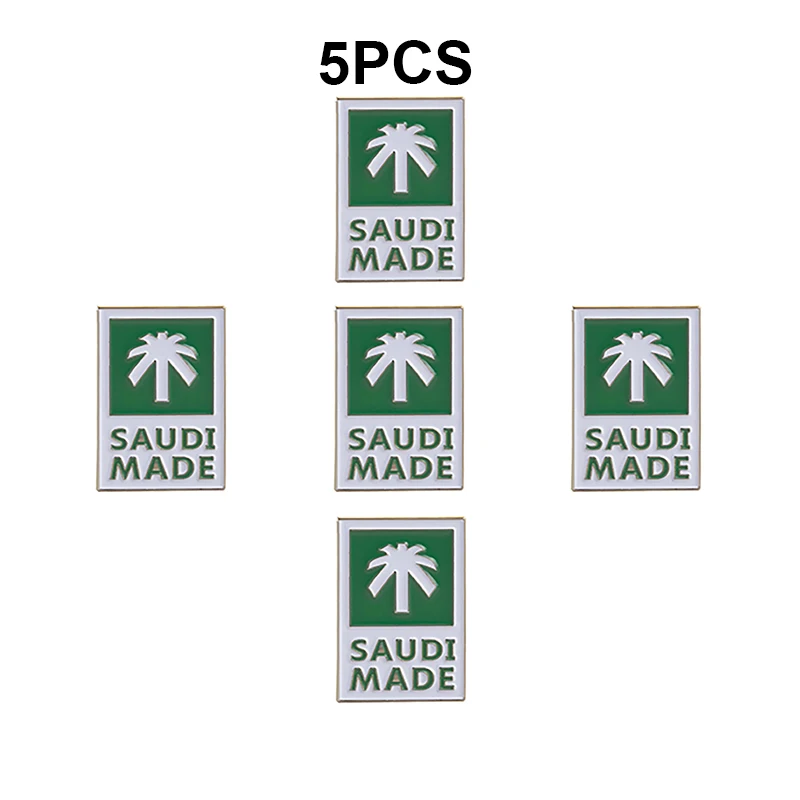 1-100PCS Saudi Arabia Mobile Phone 3M Sticker Badge Metal Pin Broooches Pins