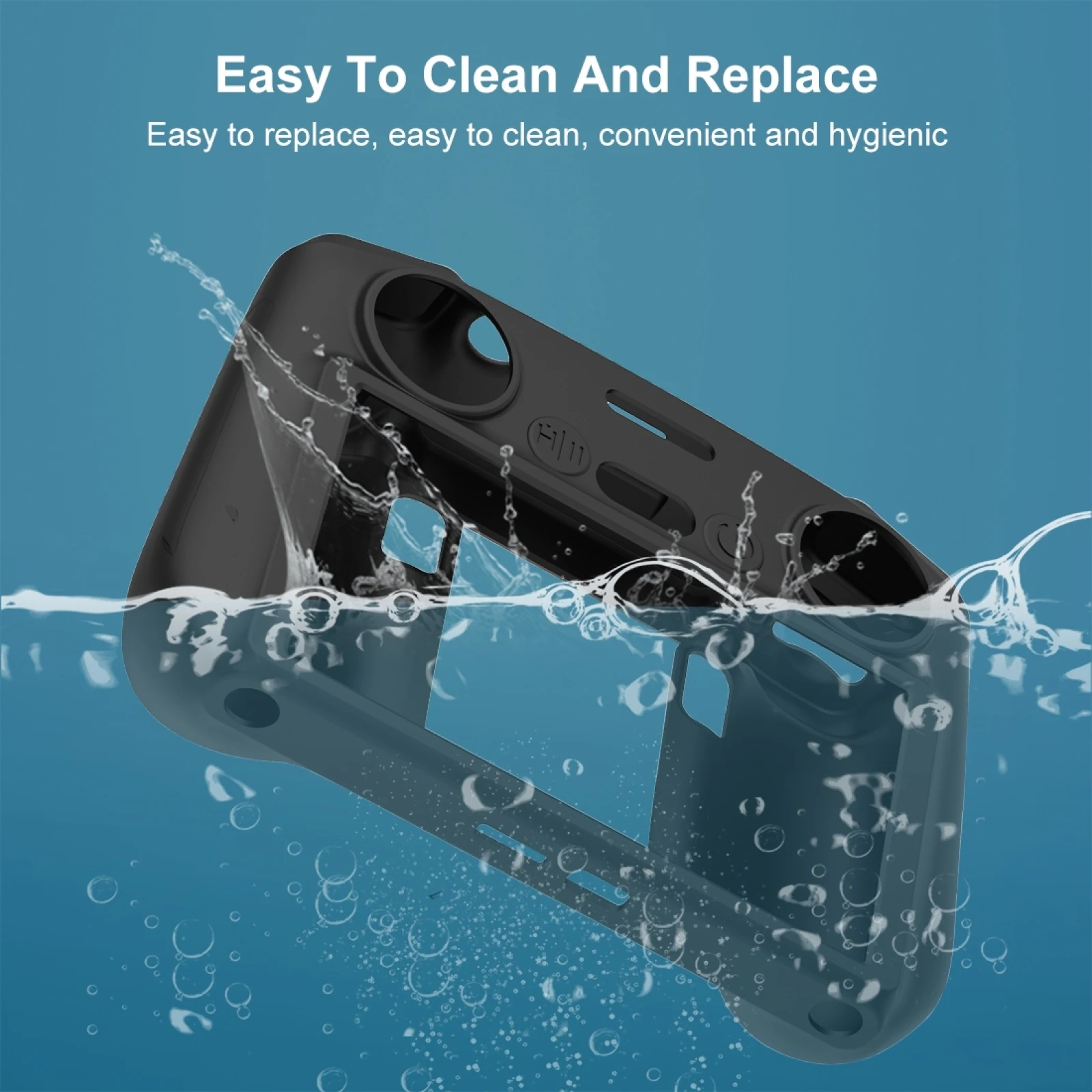 PULUZ-funda protectora de silicona para DJI Mini 4 Pro, Air 3, Control remoto, DJI RC 2, con pantalla