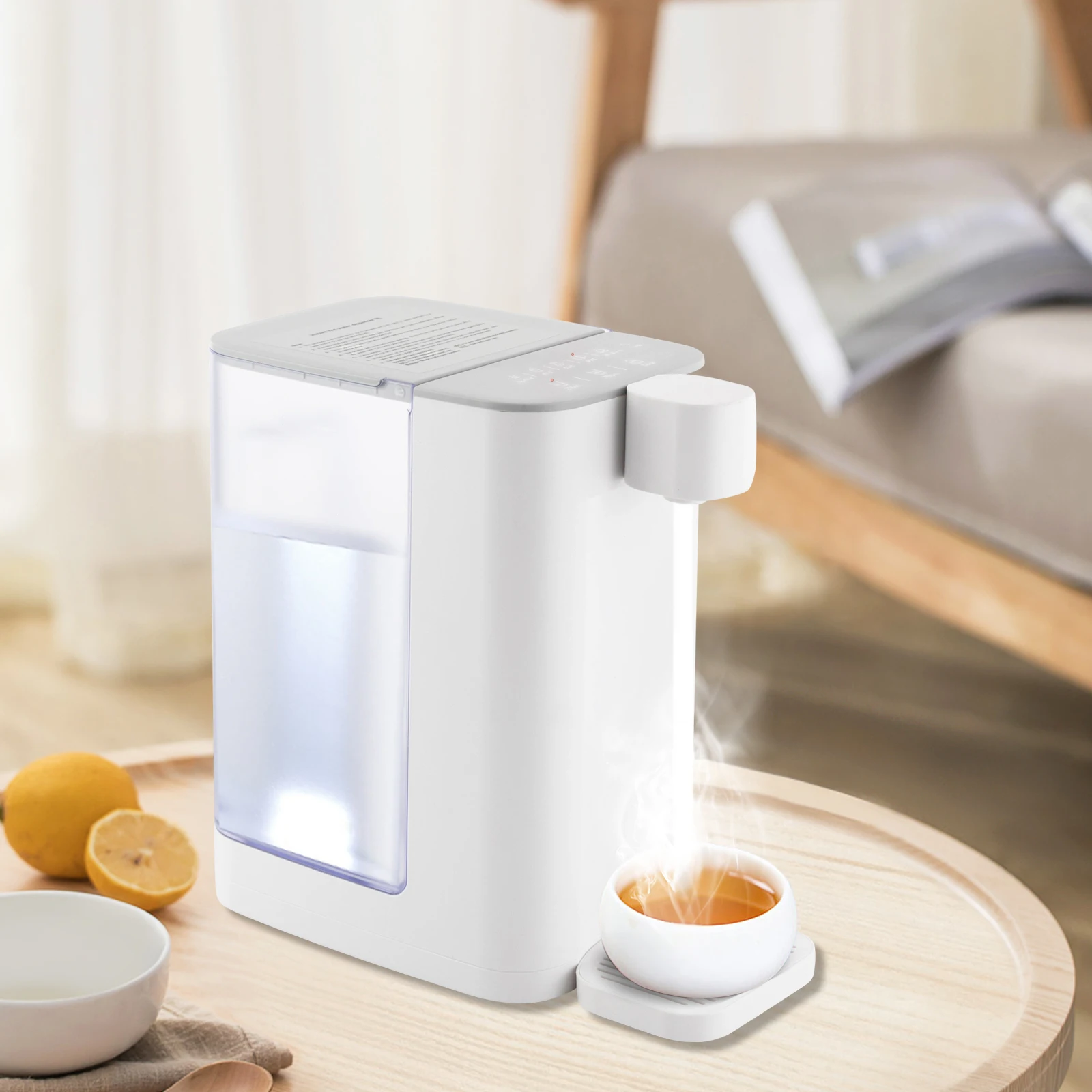 

White 3L 110V-60HZ Instant Water Dispenser Instant Hot Water Dispenser for Quick Heating & Outputting For Homes Offices Schools