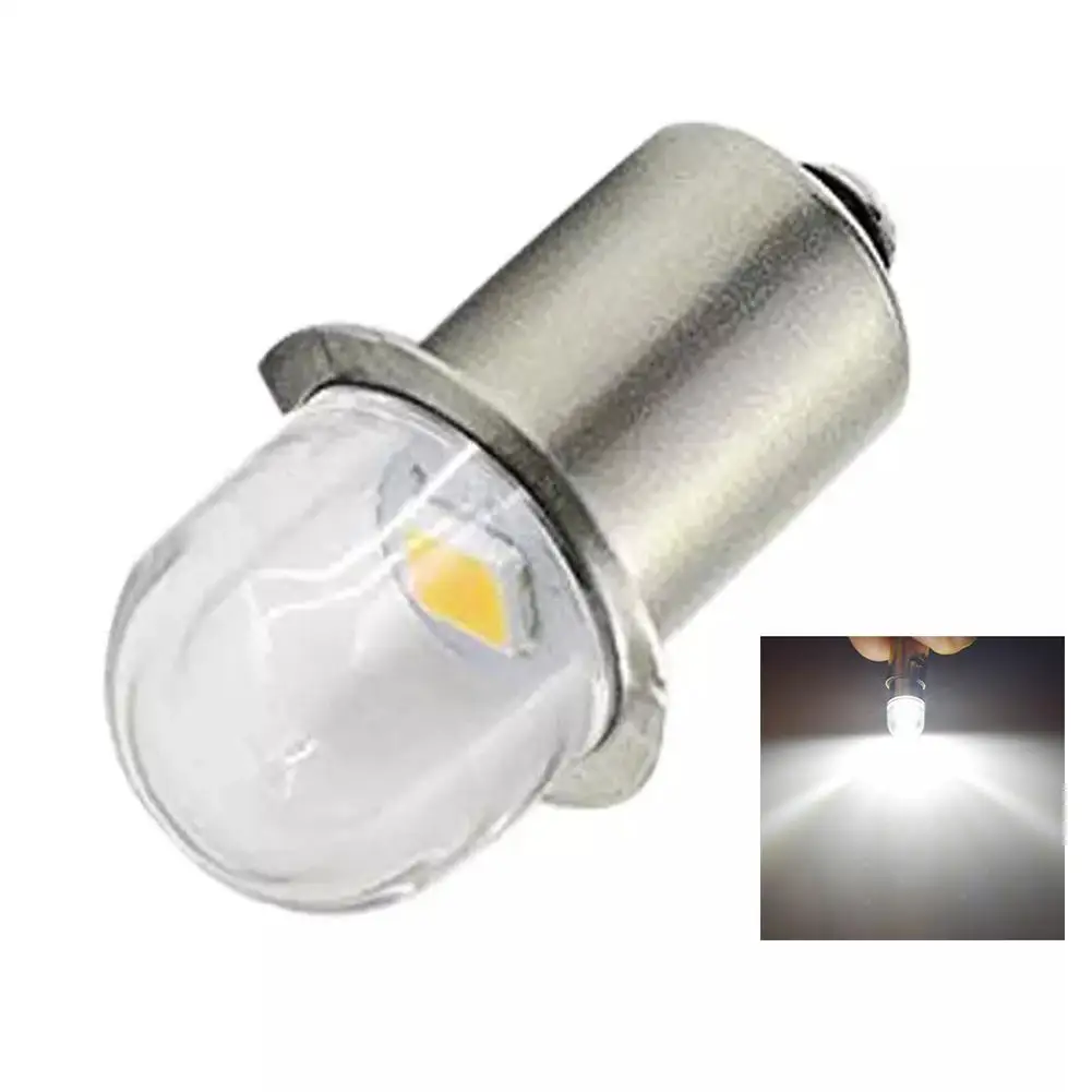 P13.5s Base Led Upgrade Bulbs White Maglite Flashlight White Work Replacement 6000k Bulbs Warm Lamp White 3000k Dc6v-12v