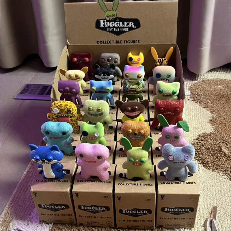 

Official Licensed Fuggler Ugly-Cute Funny Teeth Monster Blind Box Mystery Pack Collectible Figures Toys for Kids Adults Home Dec