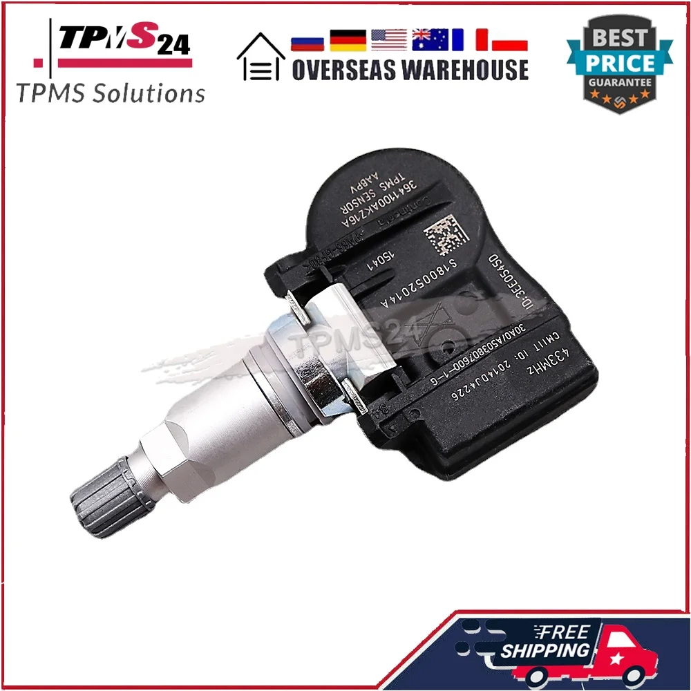 Tyre Pressure Sensor For Great Wall Wingle5 Wall C50 Harvard H5 H6 433MHz TPMS SENSOR TIRE AIR PRESSURE SENSOR 3641100AKZ16A
