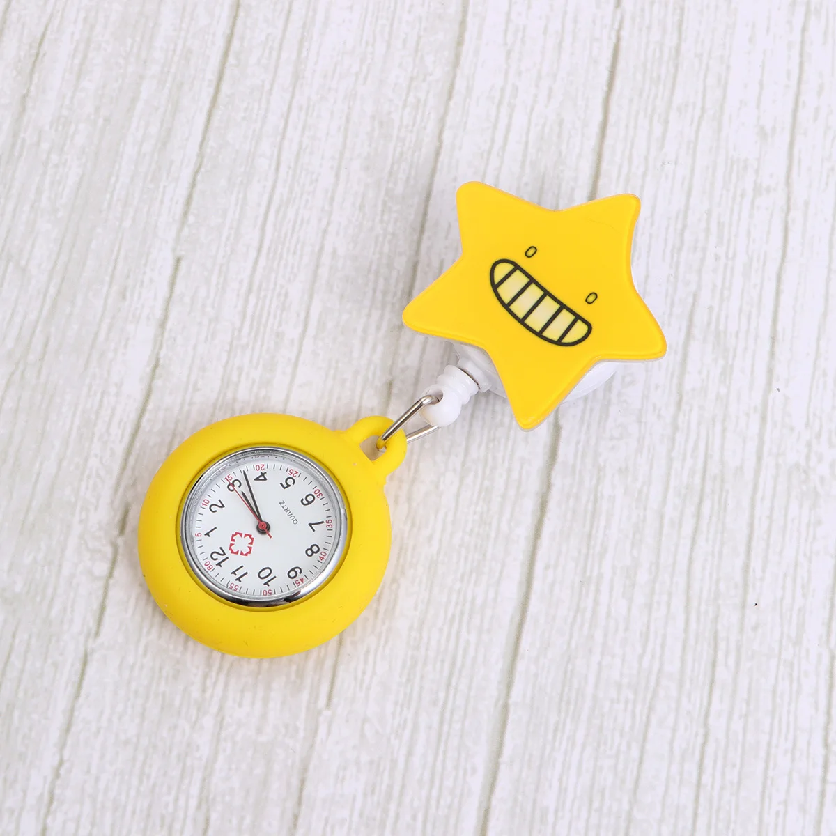 ساعة ممرضة طبية من الفولاذ المقاوم للصدأ ساعة جيب تلسكوبية لمقدمي الرعاية الطبيب محمولة معلقة خفيفة الوزن هدية للممرضة #6