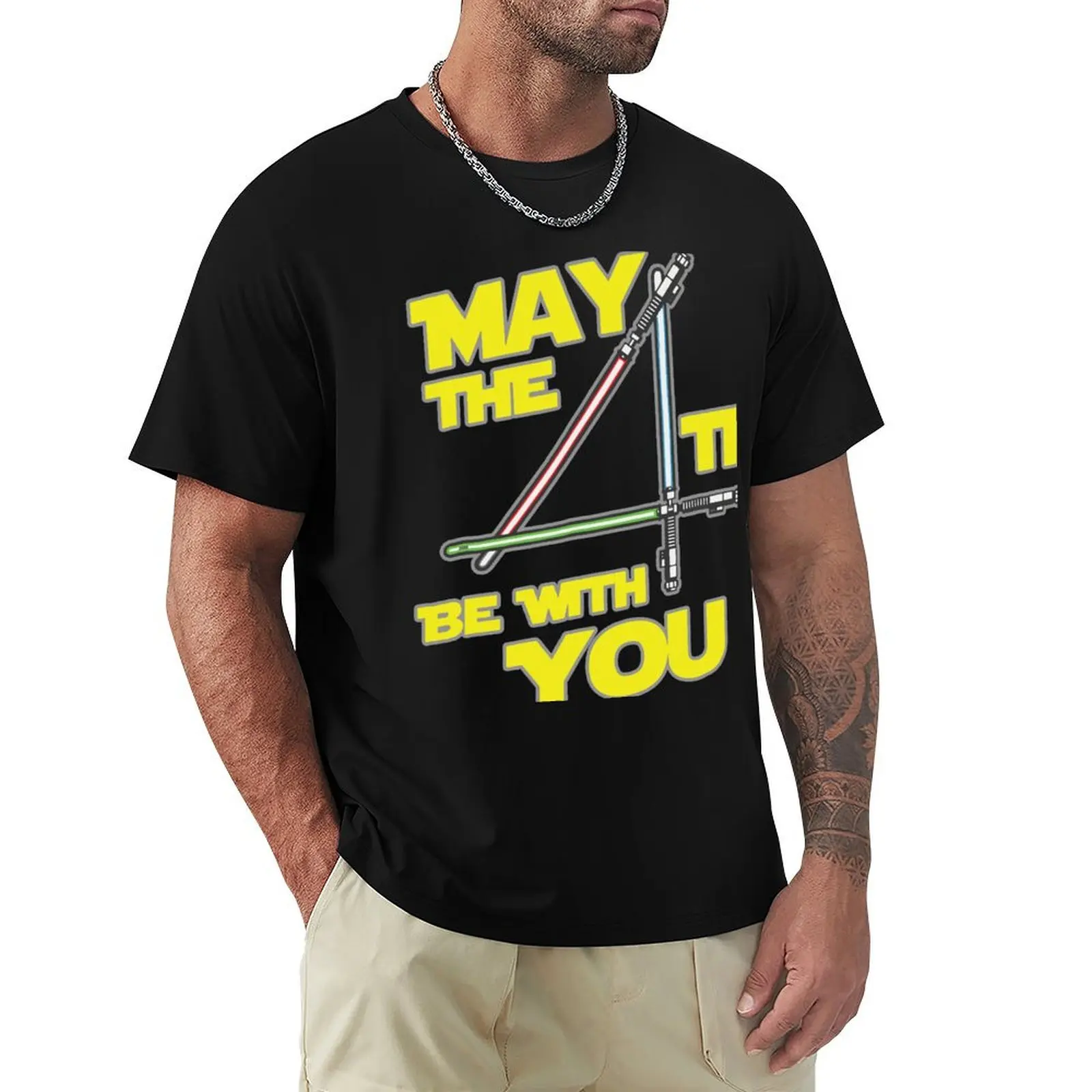 May The 4th Be With U You, Trending Funny Fourth, Scifi Force T-Shirt Moisture Wicking Athletic T-Shirt