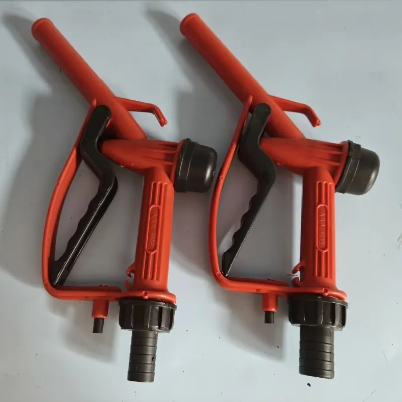 1pc Plastic Manual Heavy Duty Fuel Nozzle Gun with Hook 20mm/25mm 1