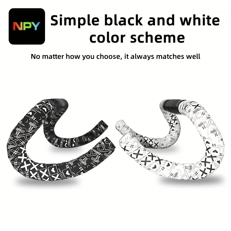 NPY Cycling Handle Belt Bike Bicycle Cork Sport Handlebar Bandage Wrap Bent Bar EVA  Bar Plug Bicycle Accessories Handlebar Tape