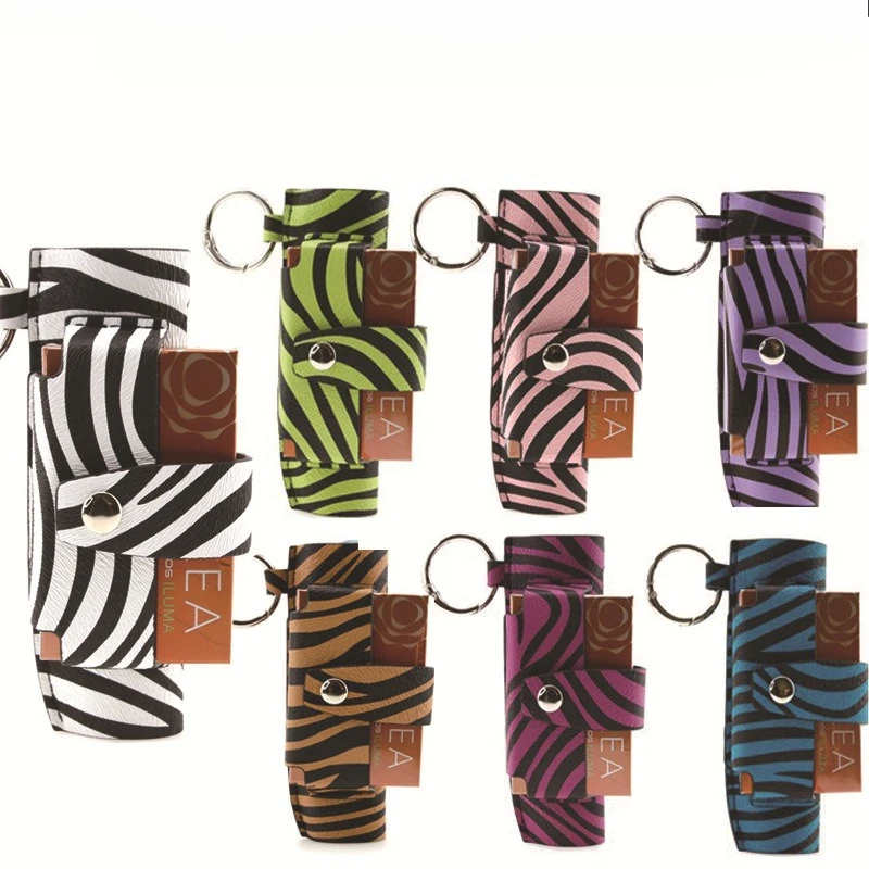 

Compatible with Iqos Iluma I One Case, Cigarette Case Fit for Terea Case Cover Zebra Print Leather Shell Sleeve for I One/ One