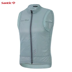 Santic Cycling Jerseys Summer Cycling Suit Vest Road Bike Ultra Light Windproof Riding Vest for Men and Women