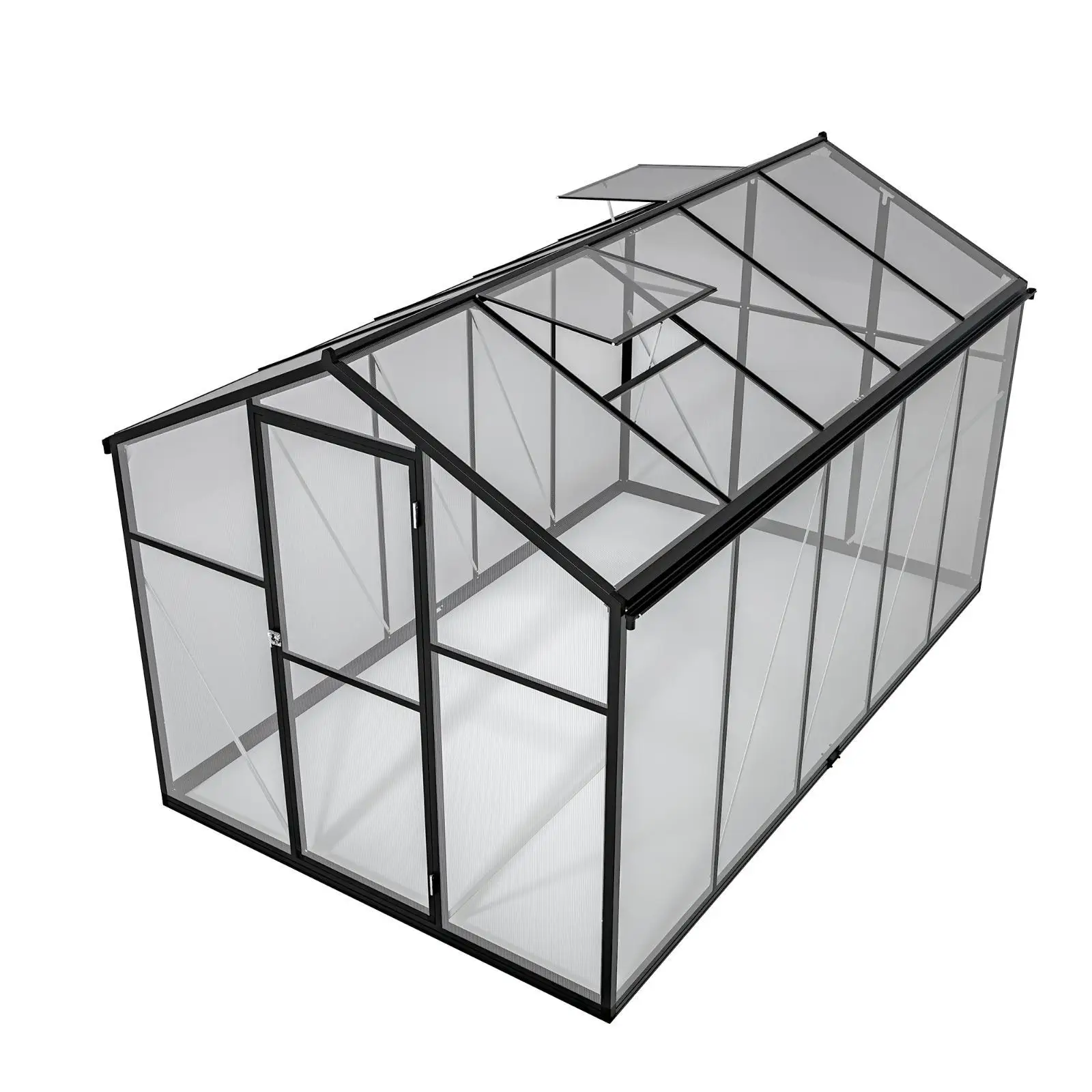 

Outdoor Greenhouse Heavy Duty Plant Shelter with Reinforced Panels Weatherproof Garden Nursery for Backyard Growing