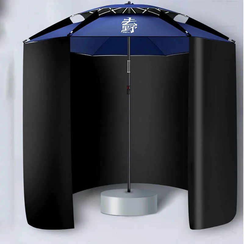 Parasol Fishing Umbrella Outdoor Camping  Umbrella Universal Rainstorm proof Wall  Cloth Ultraviolet Thickened Sunshade Umbrella