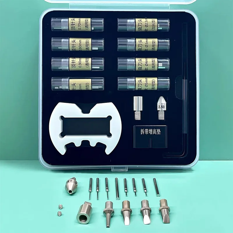 Multifunctional Watch Repair Tool Set Strap Pin Remover, Case Back Opener, Includes A Complete Set of Punches Mechanical Watch