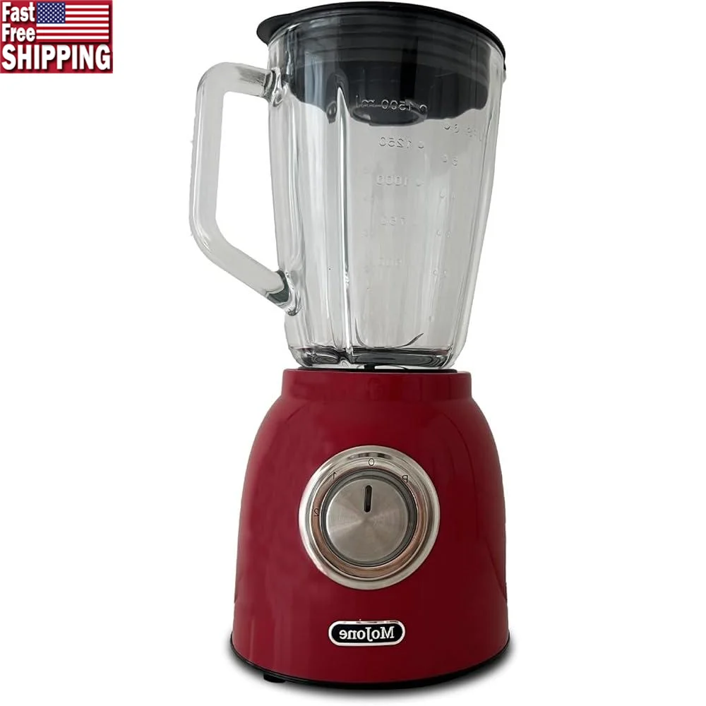 

Powerful Kitchen Blender Ice Crusher 1.5L High Speed Mixer 21000RPM Stainless Steel Blades Adjustable Speed Safe Operation Easy