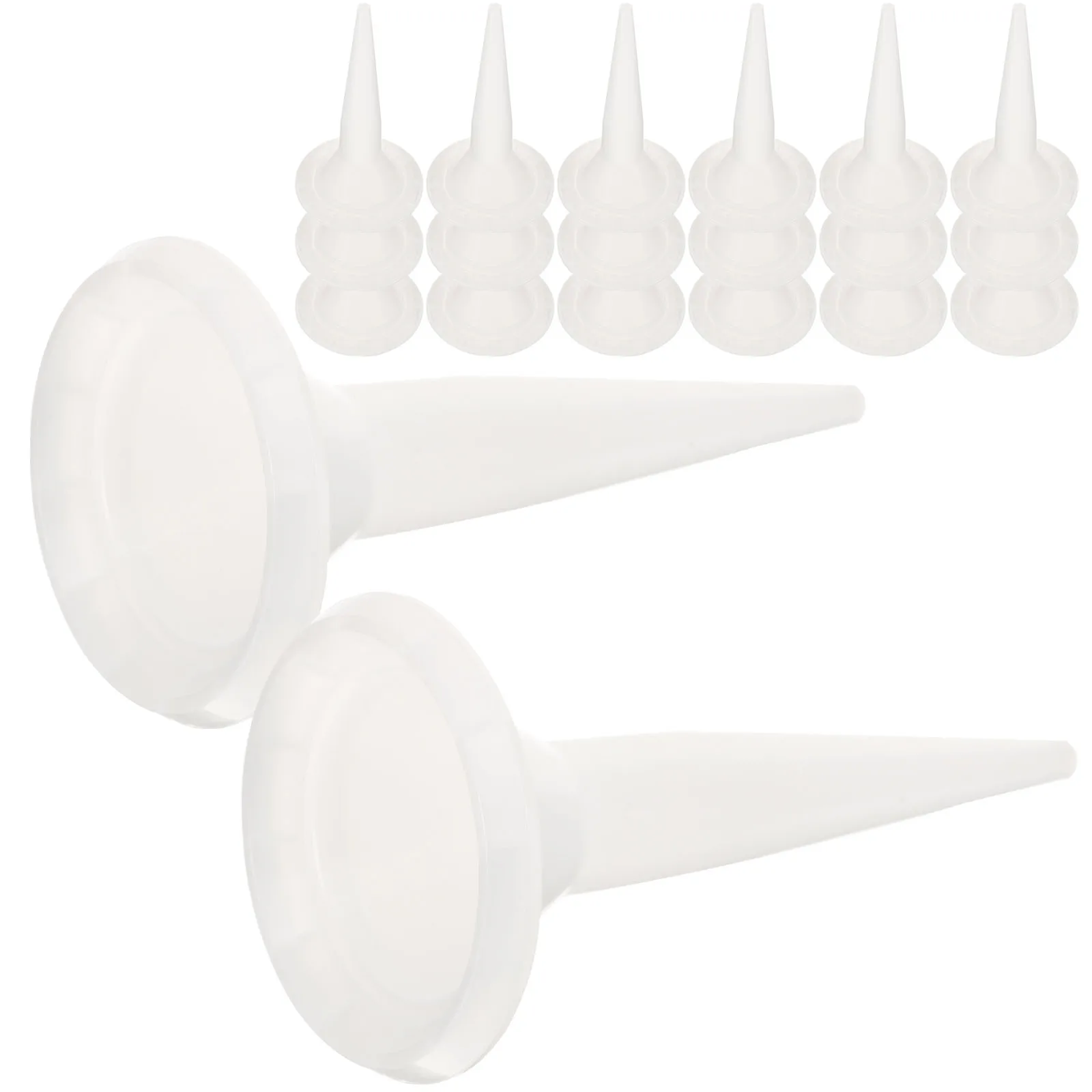 

50Pcs Caulking Nozzle Tips Durable Nondrip Wearresistant Reusable Caulk Nozzle Applicator Epoxy Piston Caulk Cap Caulking Tool