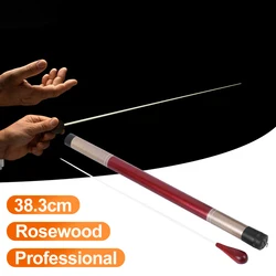 Music Conductor Wooden Baton Band Director Stick Rhythm 38.3cm Music Wand Orchestra Concert Conducting Rosewood Handle With Tube