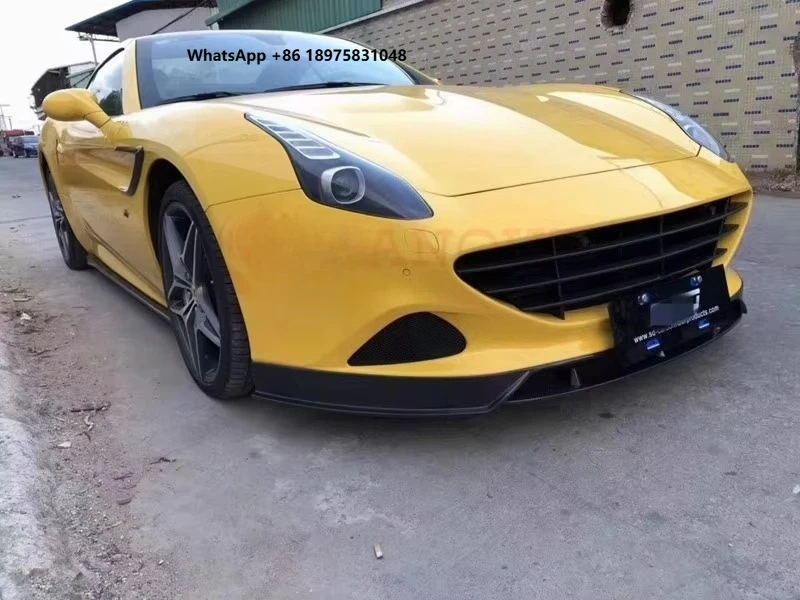 Carbon Fiber Material Auto Car Parts Body Kit With Front Lip Side Skirts Rear Diffuser forFerrari California T Body Kit