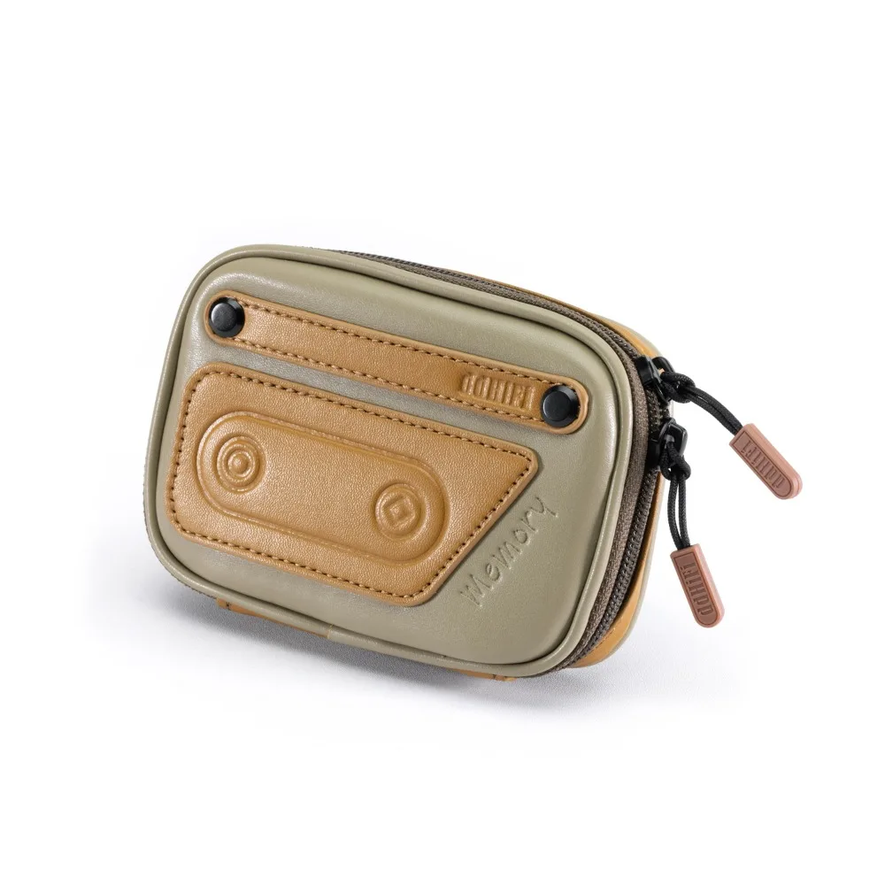 

DD ddHiFi CZ120 Cassette Style Earphones Carrying Case Storage Bag with Composite Leather and YKK Double Slider Zipper