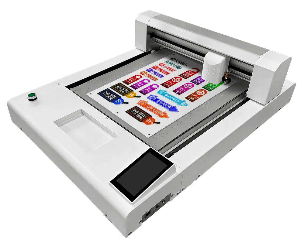 

A3 Mini Flatbed Cutter Plotter Contour Cutting Stepper Motor for Vinyl Cutter Labels and Stickers Flat Bed Plotter Machine
