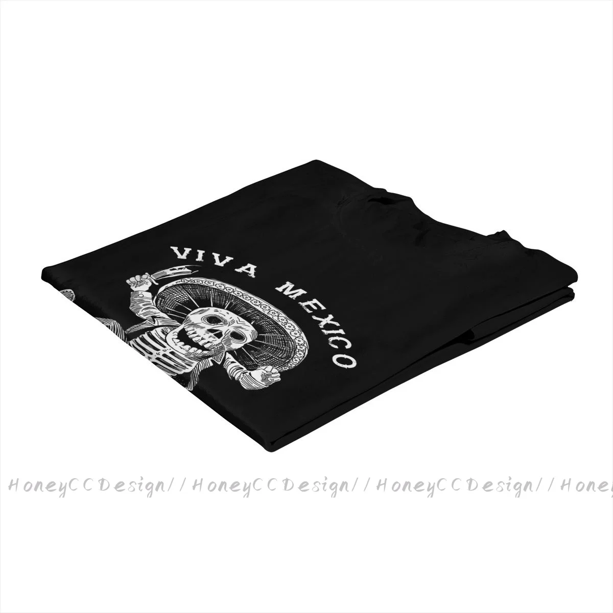 Mexican Sugar Skull T-Shirt Viva Mexico Cabrones Mad Mexican Dead Mariachi Premium Unique Shirt Crewneck Cotton for Men TShirt