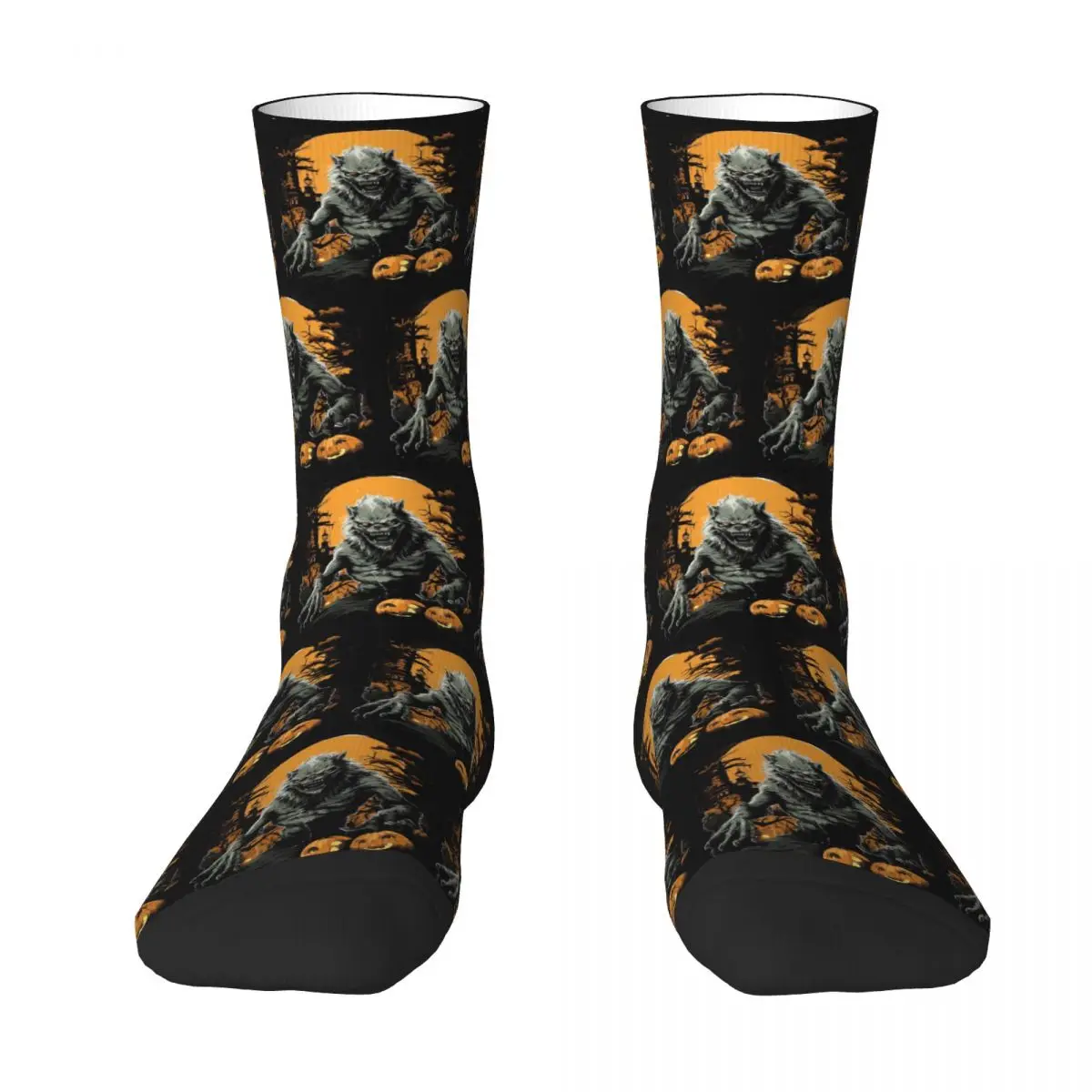 Calcetines largos de Halloween para hombre y mujer, medias Harajuku para todas las estaciones, accesorios para regalo de Navidad